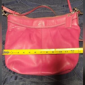 Coach Pink Leather Crossbody Bag